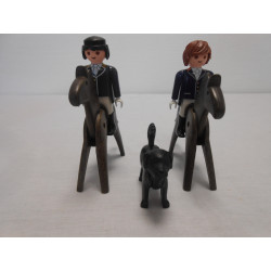 Lot Playmobil Cavalier