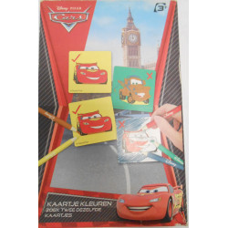 Cars - Cartes à colorier