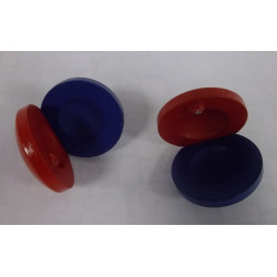 Deux Castagnettes en bois