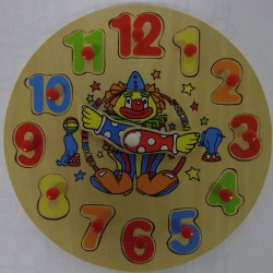 Horloge en bois
