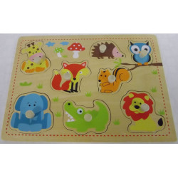 Puzzle picot en bois