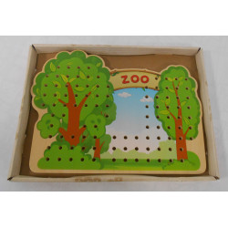 Jeux en bois zoo