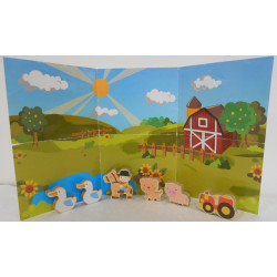 Monde miniature de ferme