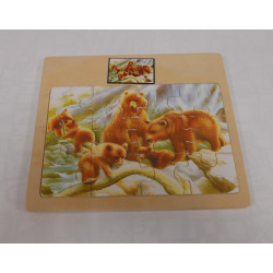 Puzzle Ours en bois