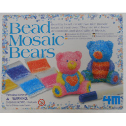 Mosaïque de perles ours