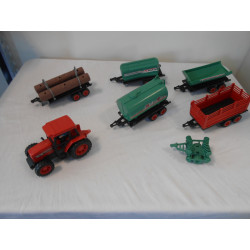 Tracteur avec accessoires