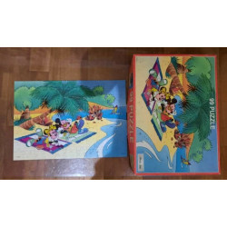 Puzzle Mickey à la plage