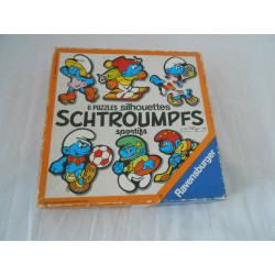 6 puzzles silhouettes...